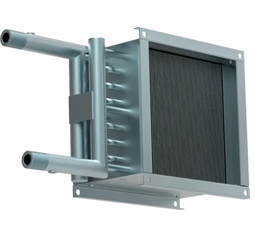 Водяной нагреватель для круглых и квадратных каналов ZWA 400x400-2