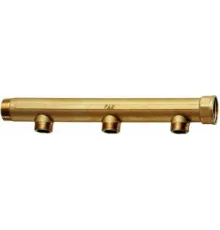 Коллектор 1 1/4", ВР-НР, 3 отвода 3/4", НР, межосевое 100 мм FAR