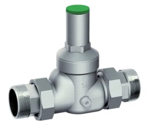 Редуктор 1 1/4", НР-НР, без манометра, хромированный FAR