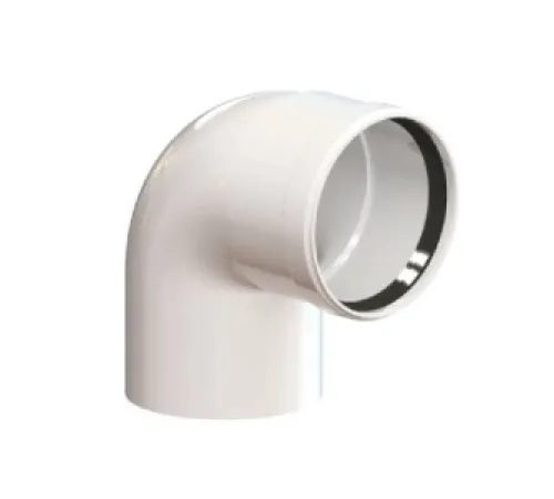 Колено 90°, ф80 мм, алюминий Gekon