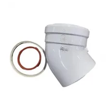 Коаксиальное колено 45 град для котлов NINFA и TAURA (Арт.:08510150)