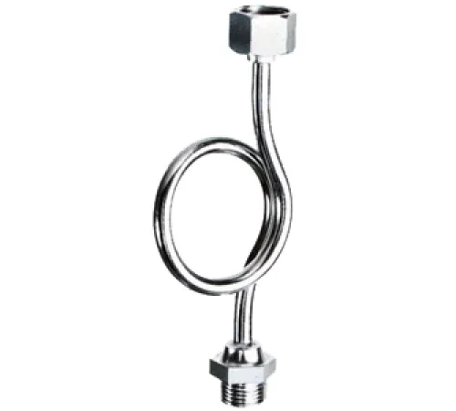 Трубка демпферная медная, хромированная, 1/2", НР-ВР, для манометра FC 2561 12 FAR