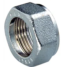 Гайка накидная хромированная, 1", для вентилей 3/4" FAR
