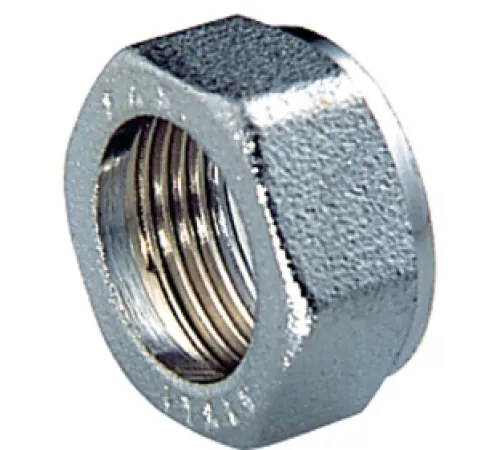 Гайка накидная хромированная, 1", для вентилей 3/4" FAR