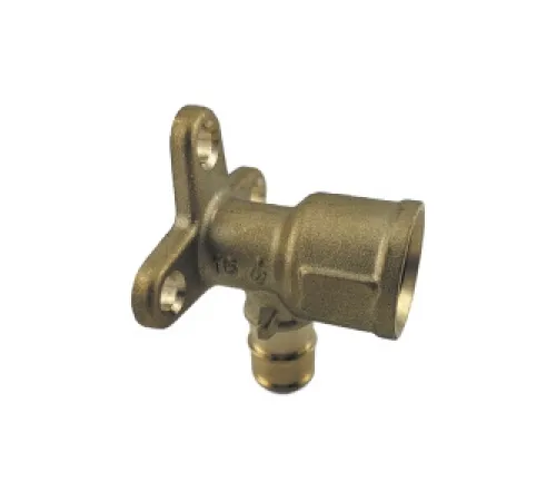 Водорозетка Smart Aqua латунная для труб PE-Xa 16-Rp1/2"ВР L=43мм, тип 1 '40Ф