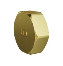 Заглушка DN15, 1/2", ВР, латунь LD
