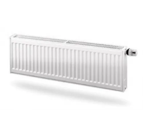 Радиатор стальной панельный EVRA Compact 11-400-0400, подкл боковое, RAL 9016 глянцевый