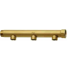 Коллектор 1 1/2", НР-ВР, 3 отвода 1", ВР, межосевое 100 мм FAR