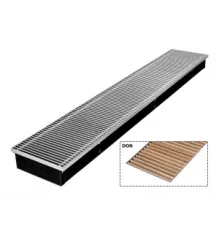 Конвектор внутрипольный Eco с решеткой DON H08 L130 T23 Gekon