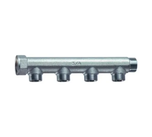 Коллектор 1" (ВР-НР) с 4 отв. М24х19 (межосев. 50 мм)