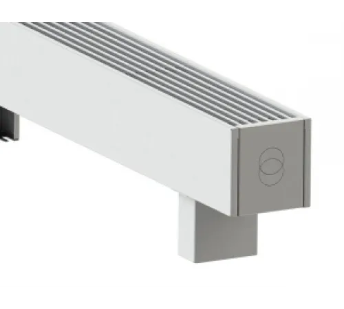 Конвектор напольный Gekon Level H08 L040 W18, цвет RAL9016 Gekon